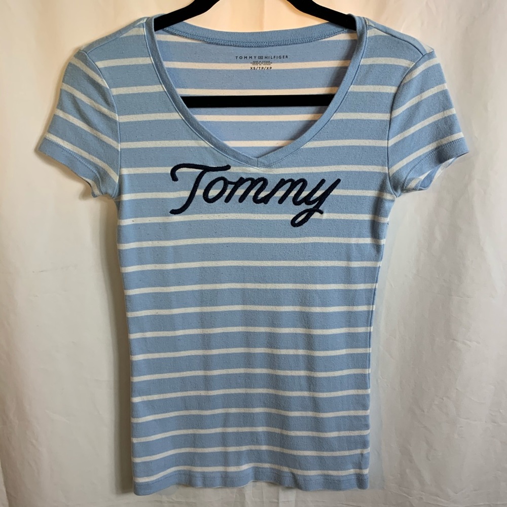 Women’s Tommy Hilfiger Short Sleeve V-Neck Tee